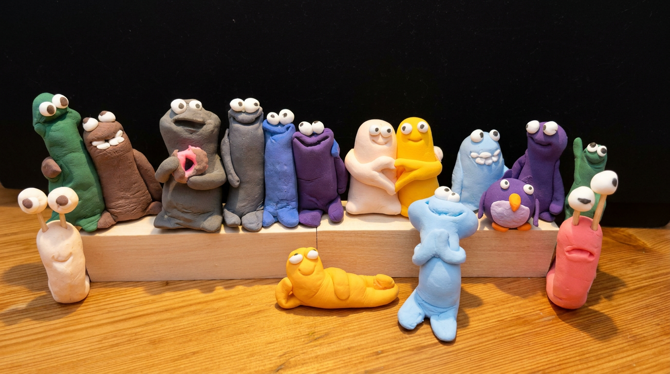 Die ganze Squig-Familie